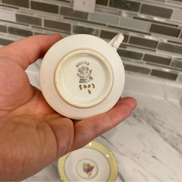 Vintage Rosina Bone China Teacup & Saucer set - Picture 8 of 12